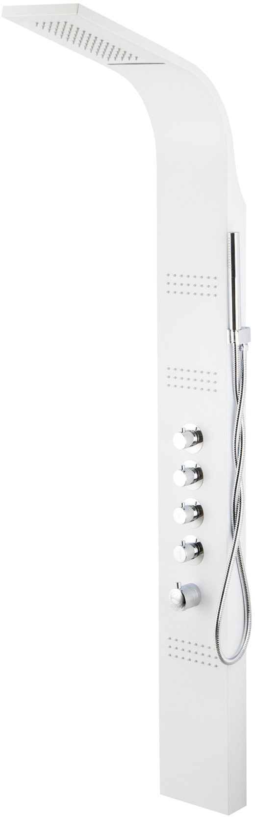 Darmowa Dostawa - Panel prysznicowy termostatyczny Corsan LED Kaskada A014TWHLED