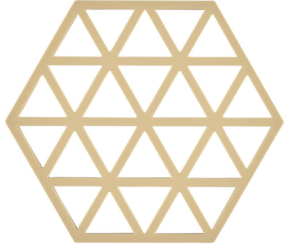Darmowa Dostawa - Podstawka kuchenna 16x14x1 cm beżowy Zone Denmark Triangles 12429