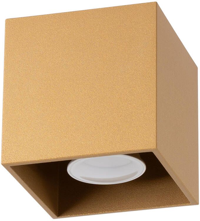 Darmowa Dostawa - Lampa podsufitowa 1x10 W złota Sollux Lighting Quad SL1182
