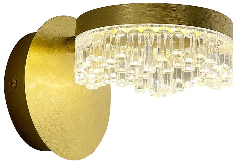 Darmowa Dostawa - Kinkiet 1x4 W złoty Milagro Preciosa ML2409