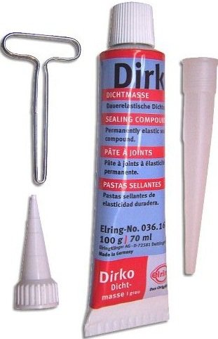 ELRING DIRKO MASA USZCZ. SILIKON CZARNY 70ML - Petrostar