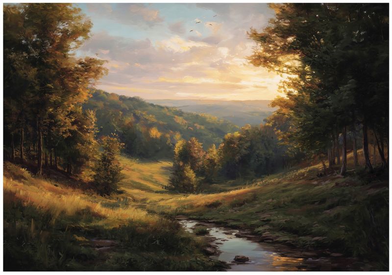 Fototapeta WALLARENA Do Sypialni Salonu Na Flizelinie Las Natura Drzewa Beżowy 350x250 cm 16399VX7 1 szt.