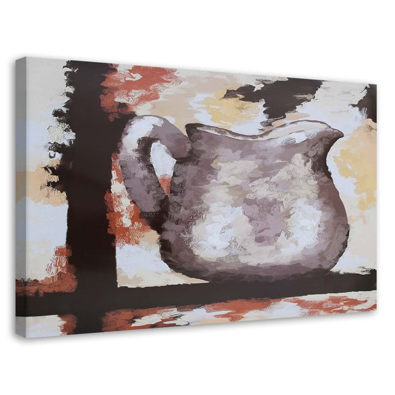 Obraz na płótnie Feeby Gliniany dzbanek - ręcznie malowany 120x80cm 1szt
