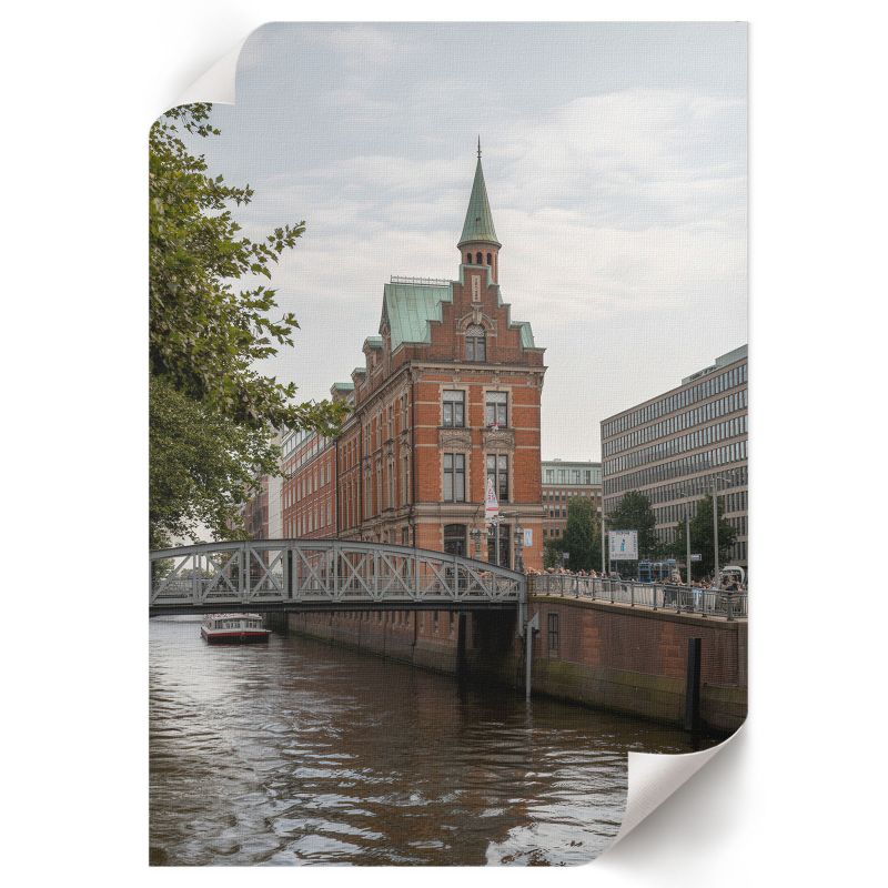 Plakat Do Kuchni ArtPrintCave 42x59,5 cm Miasto i rzeka Tesa 1 szt.
