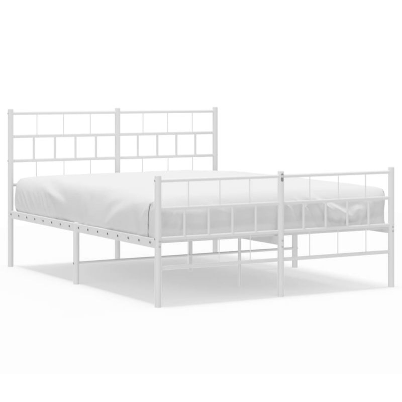 Łóżko metalowe WaszeMeble 140x200 cm biały WM-355727 1 szt.