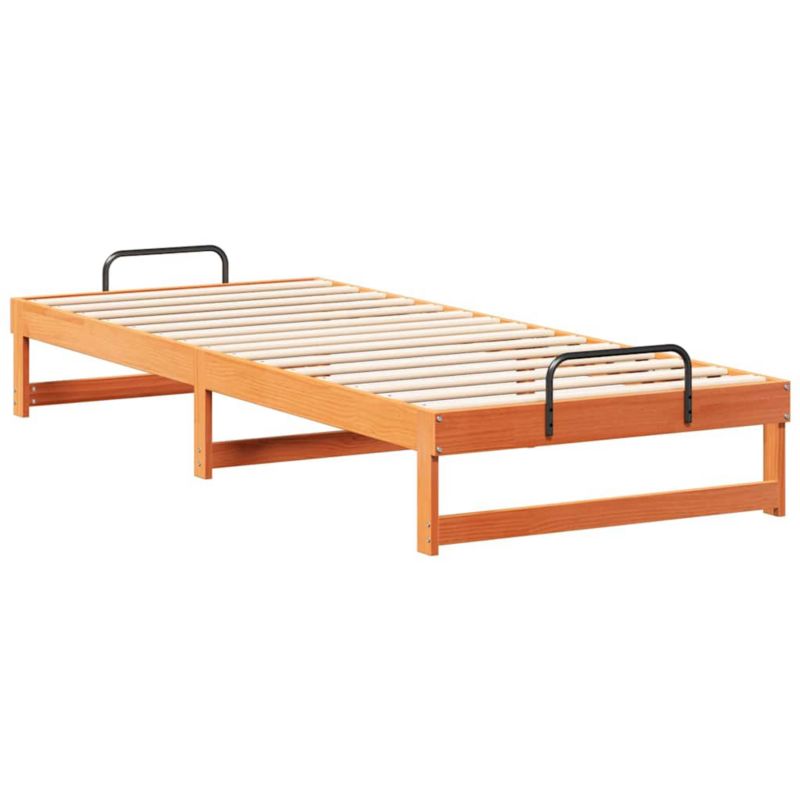Rama łóżka WaszeMeble 80x200 cm Brązowy sosna WM-873168 1 szt.