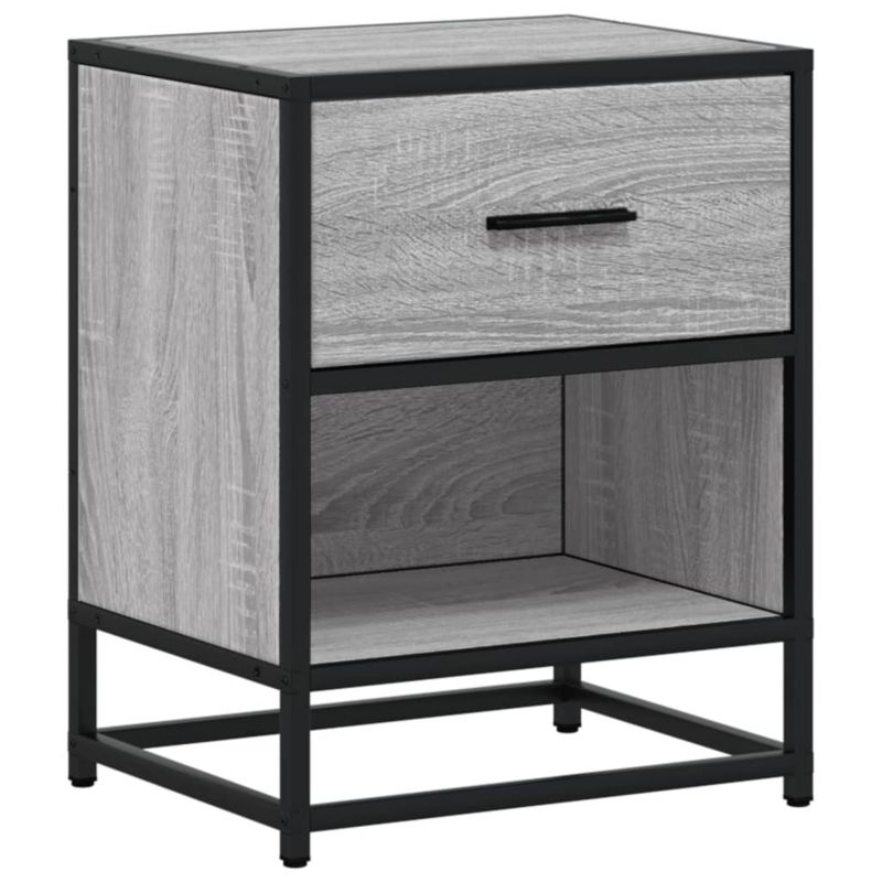 Szafka nocna WaszeMeble szary dąb sonoma WM-848690 1 szt.