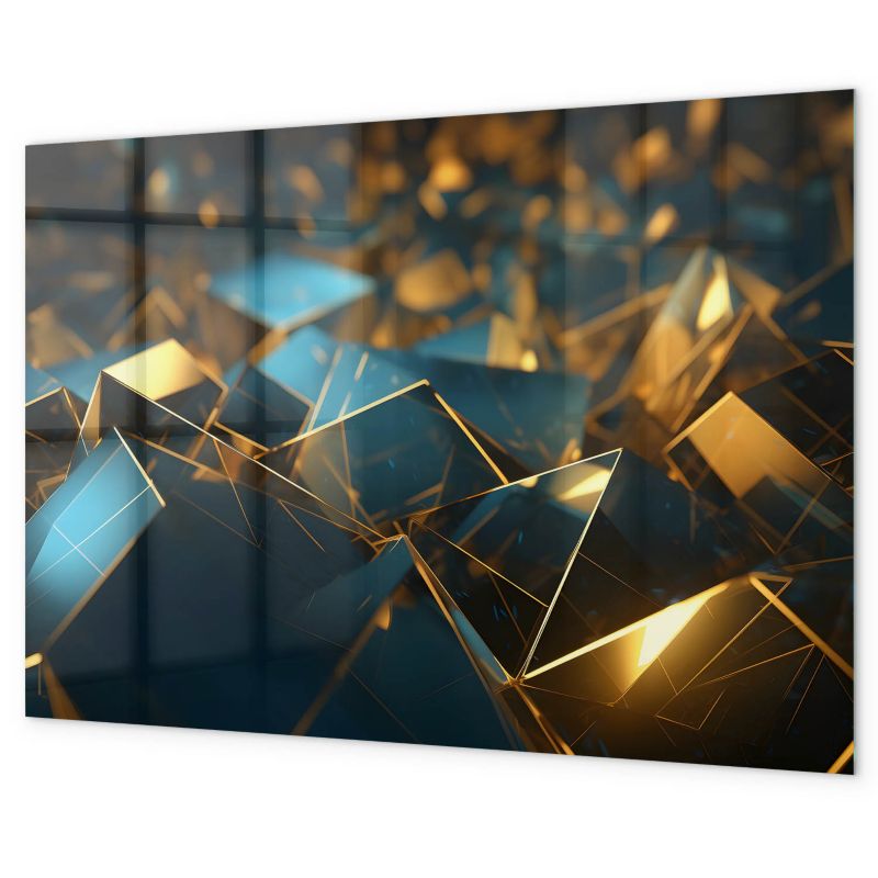 Tablica Magnetyczna Do Kuchni Tulup 100x70 cm Dekoracyjna abstrakcja 5 magnesów neodymowych 1 kpl