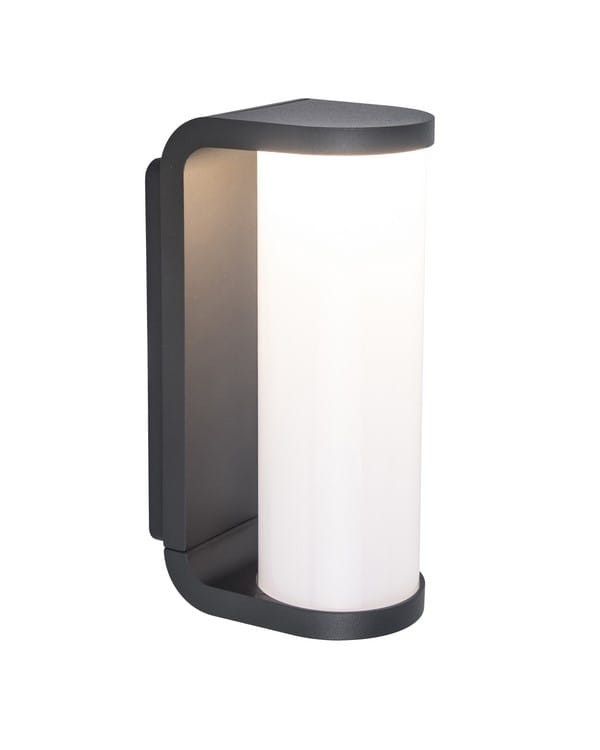 Kinkiet ścienny zewnętrzny Lutec Adalyn antracytowo-biały LED 10W 3000K 600lm IP44 wym: 20 x 10,5 x 7 cm aluminium - 1 szt.