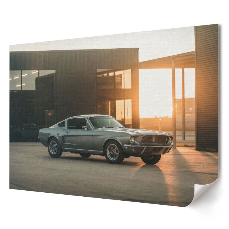 Plakat canvas Wallfluent Format A4 Retro auto Artysta Hela 1 szt.