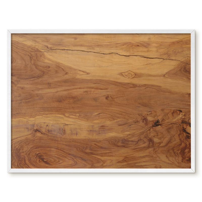 Tablica Magnetyczna Do Salonu Tulup 80x60 cm Naturalne drewno - Biała rama Do salonu, sypialni 1 szt.