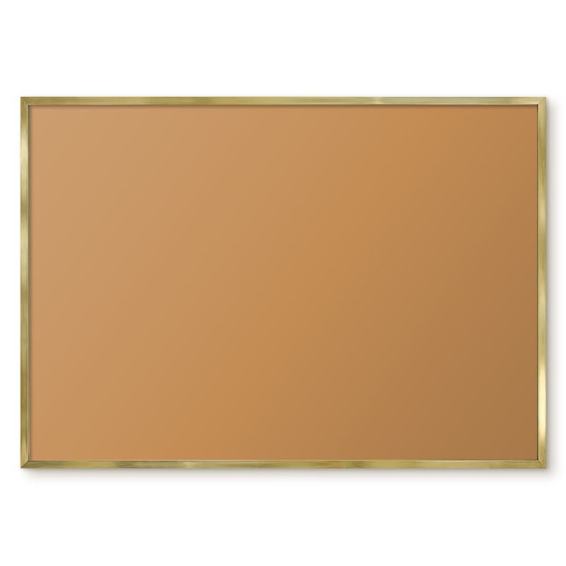 Tablica Na Magnesy Tulup 100x70 cm Zgaszony pomarańczowy 1 - Złota rama Do salonu, sypialni 1 szt.