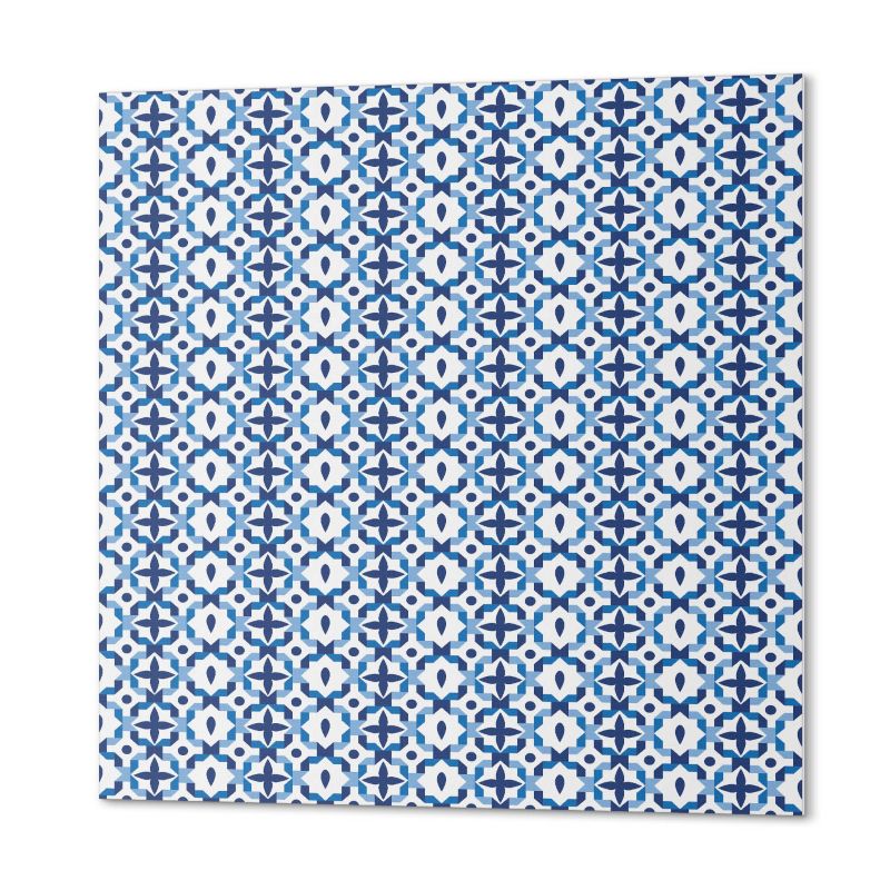 Paczka Kafelków Winylowych PCV ArtPrintCave 20x20 cm Geometryczny wzór kwiatowy 20 szt.