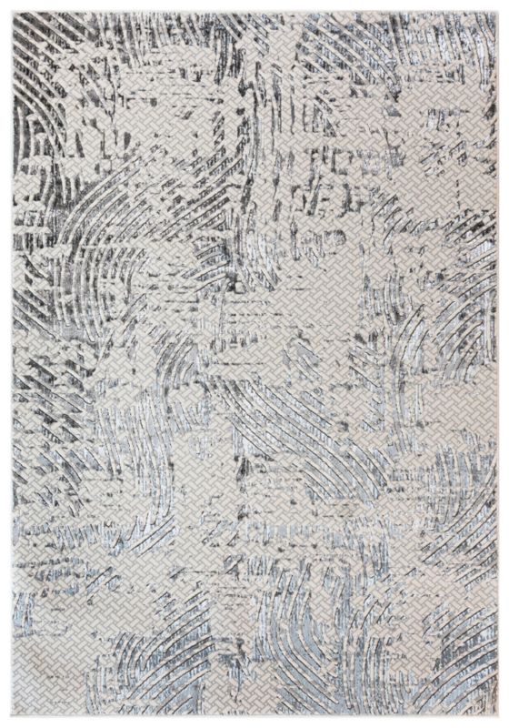 Dywan Nowoczesny Abstrakcyjny Erice Grigio 200 x 300 cm kremowy, szary 1 szt.