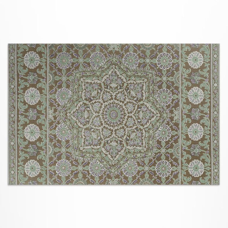Dywan Winylowy Zewnętrzny Wallfluent 120x180 cm Hipisowski wzór Sir Matthew Digby Wyatt 1 szt.