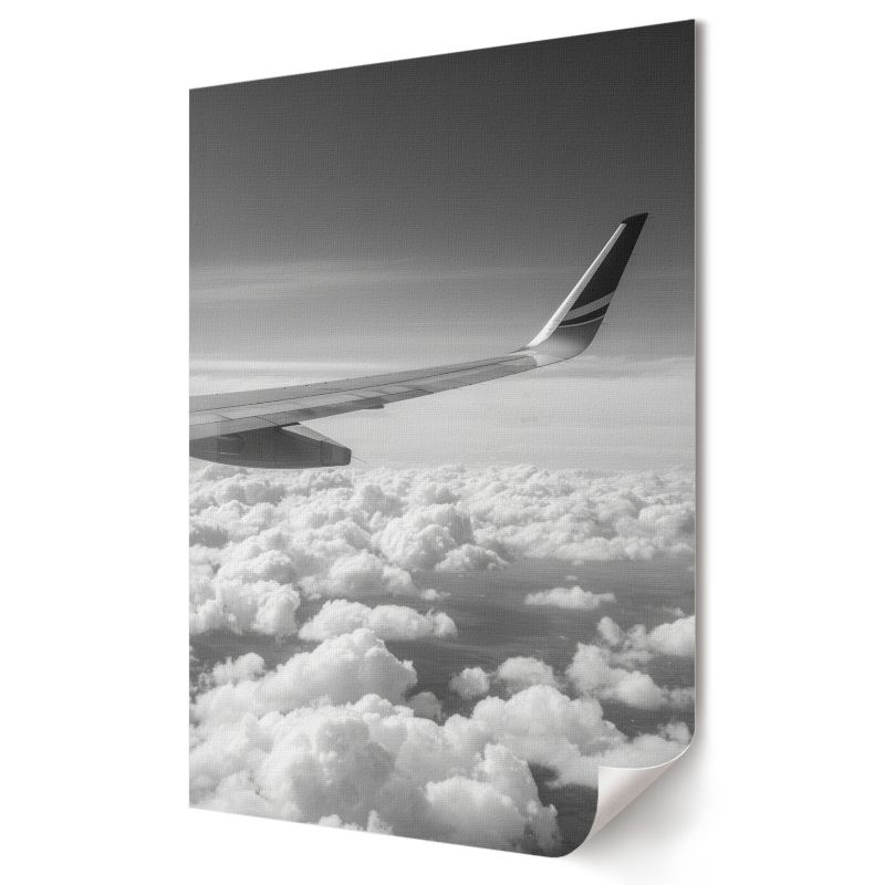 Plakat na płótnie Wallfluent Format A1 Lot w chmurach Kolektyw Soft Structure 1 szt.