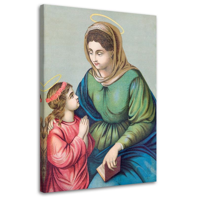 Obraz na płótnie Feeby Św. Anna i mała Matka Boska 40x60cm 1szt