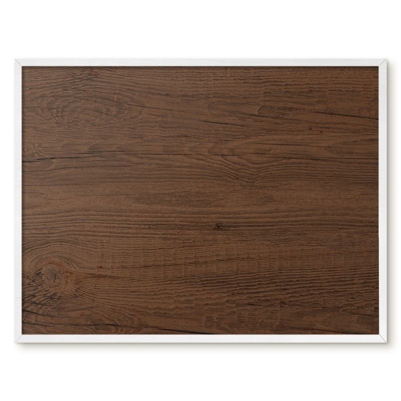 Tablica Magnetyczna Do Biura Tulup 80x60 cm Drewniana tekstura 3 - Biała rama Do salonu, sypialni 1 szt.