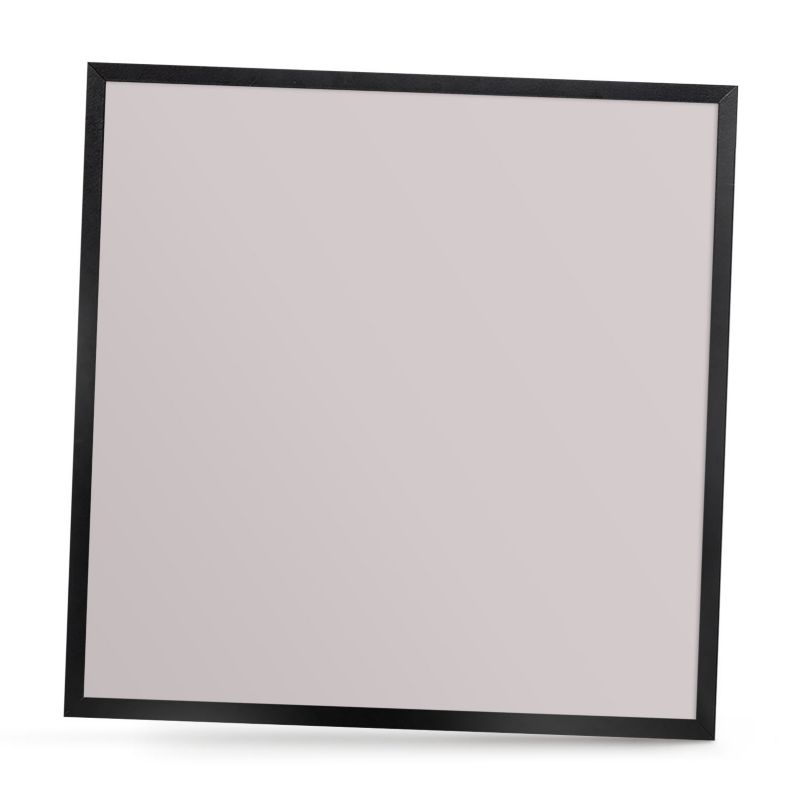 Tablica magnetyczna ozdobna ArtPrintCave 50x50 Popielaty szary w czarnej ramie 1szt
