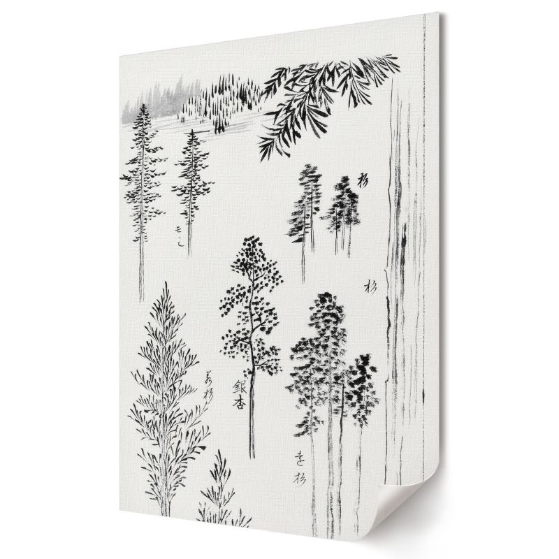 Plakat na ścianę Wallfluent Format A3 Sosny Artysta Hokusai 1 szt.