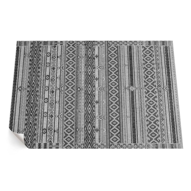 Dywan Winylowy Zewnętrzny ArtPrintCave 150x225 cm Geometryczne romby imitacja tkaniny 1 szt.