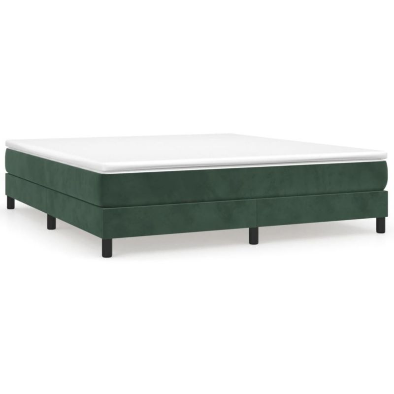 Łóżko kontynentalne WaszeMeble 180x200 cm ciemnozielone WM-3144348 1 szt.