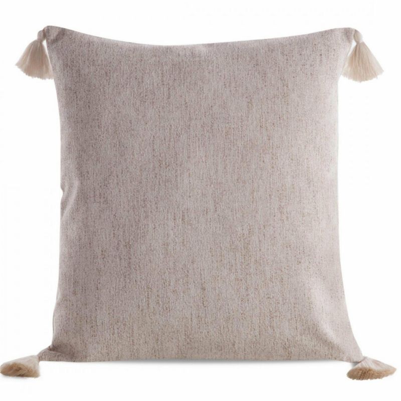 Poszewka Levi Eurofirany dekoracyjna na poduszkę 45x45 cm Kremowa 1 szt.