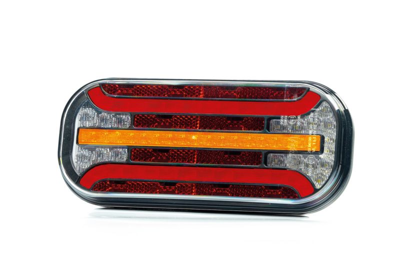Lampa tylna FRISTOM FT-230 LED bajonet 6 funkcji uniwersalna do przyczepy 1 szt.