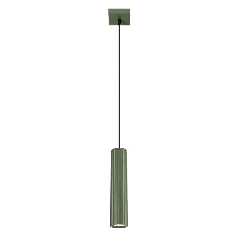 Lampa sufitowa Pure Lume GRAVIO zielony oliwkowo-czarna 1xGU10x10W IP20 wym:118x8x8cm - 1 szt.