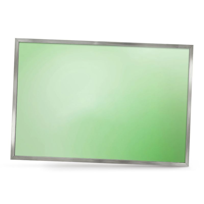 Ozdobna tablica na magnesy ArtPrintCave 60x40 Zielona harmonia w srebrnej ramie 1szt