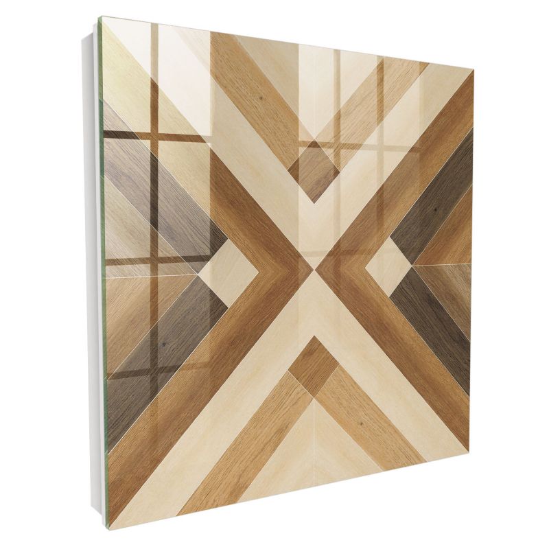 Pudełko Na Klucze Tulup 30x30 cm Drewniana elegancja - Biała - Otwierana na lewo 1 szt.