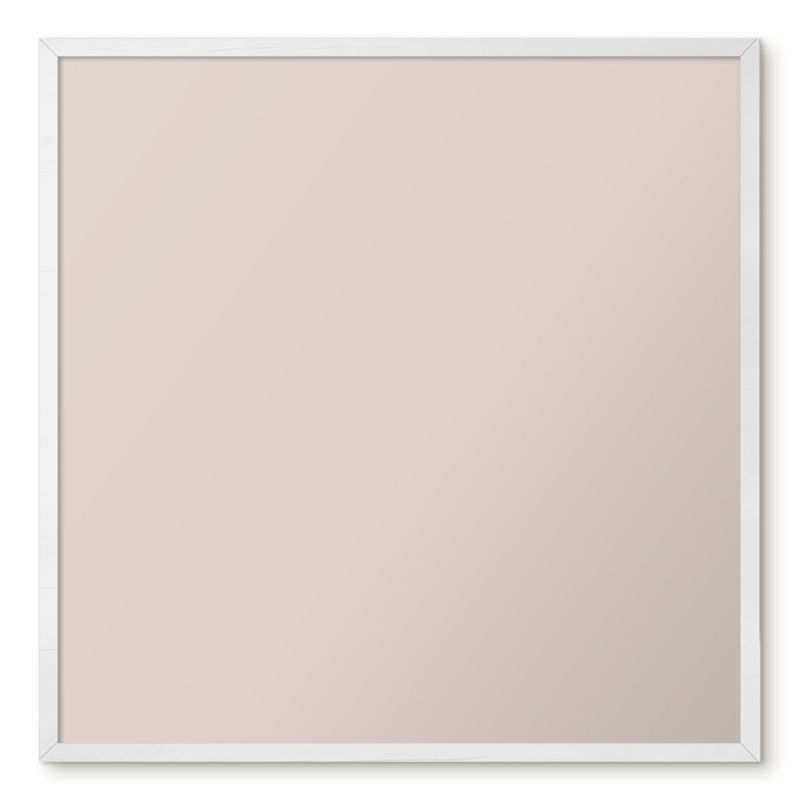 Tablica Magnetyczna Na Magnesy Tulup 50x50 cm Beżowy pomarańcz 1 - Biała rama Do salonu, sypialni 1 szt.