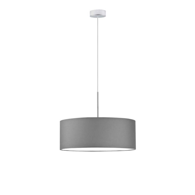 Lampa wisząca zwis Volta Light Factory żyrandol sufitowa z abażurem diament Szary JAZZ 50cm 1szt.