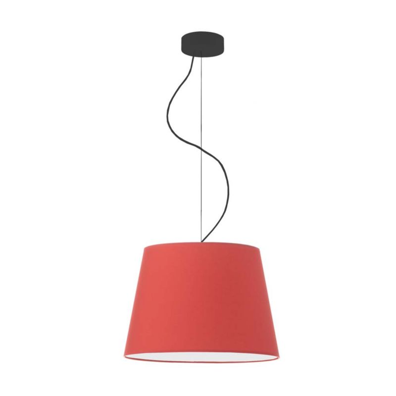 Lampa wisząca zwis Volta Light Factory żyrandol sufitowa z abażurami stożek Ceglany COSMO 1szt.