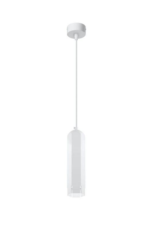 Lampa sufitowa wisząca Candellux Tuba 7684 biała tuba 1xGU10 x 50W 1 szt.