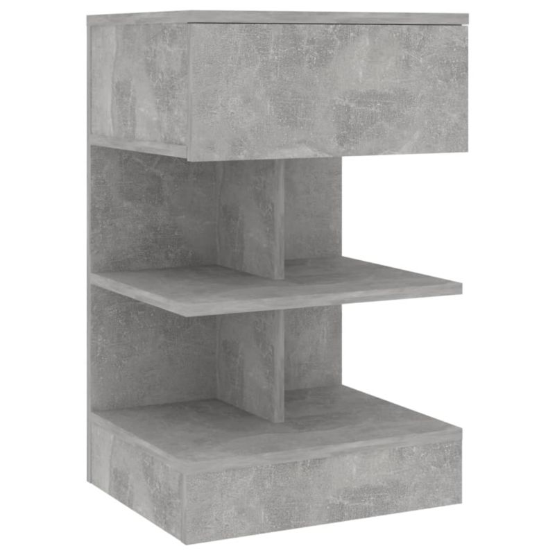 Szafka nocna WaszeMeble betonowy szary WM-808656 1 szt.
