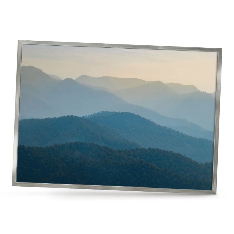 Ozdobna tablica na magnesy ArtPrintCave 70x50 Górskie widoki w srebrnej ramie 1szt