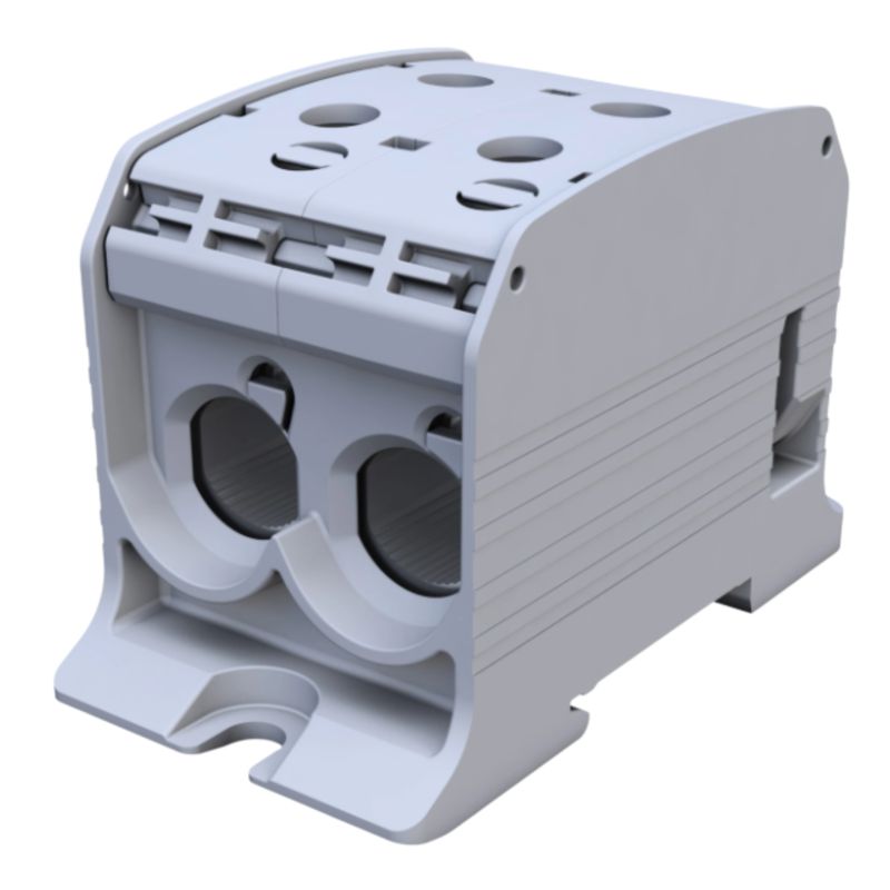 Złączka szynowa Simet STB 95-2 szara (Al/Cu, 4x16-95 / 4x10-70 mm 2x1,5-10 / 2x1,5-6 mm) 1szt.