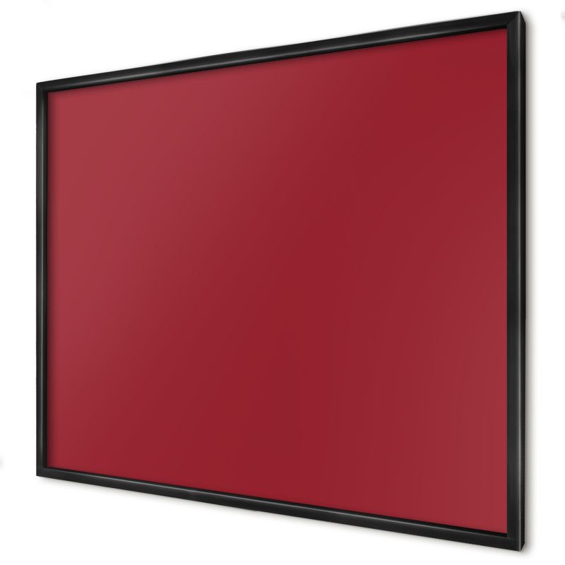 Tablica magnetyczna dekoracyjna Wallfluent 80x60 Jasny bordowy w czarnej ramie 1szt