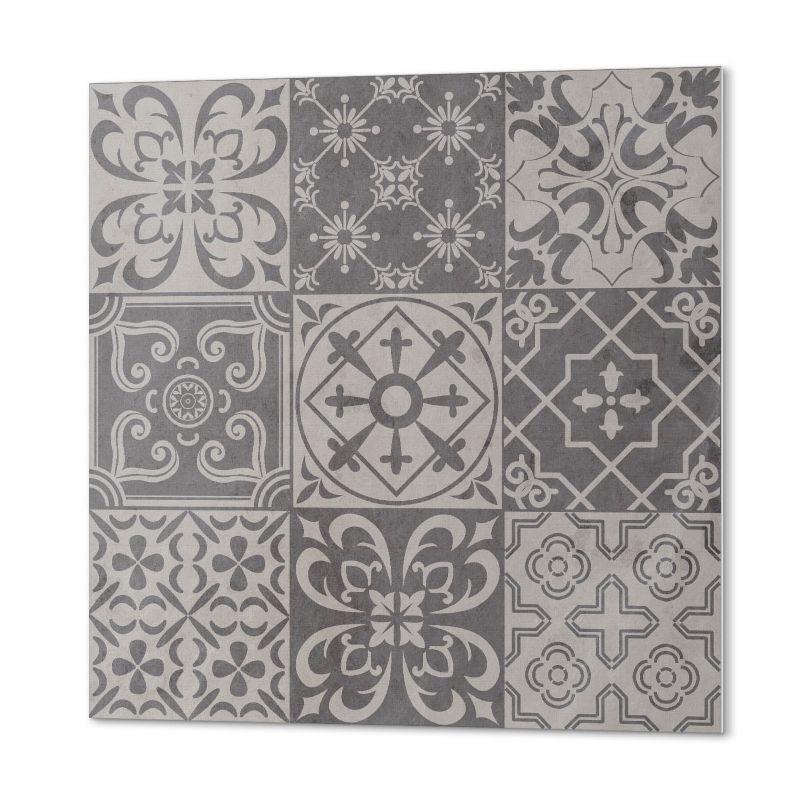 Paczka Kafelków Winylowych PCV ArtPrintCave 50x50 cm Wzory kafli w układzie 3x3 4 szt.