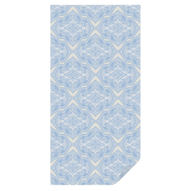 Dekoracyjna Folia Mleczna Tulup 50x100 cm Zapewnia Prywatność Ornamentalne motywy klasyczny wzór elegancja 1 rol.
