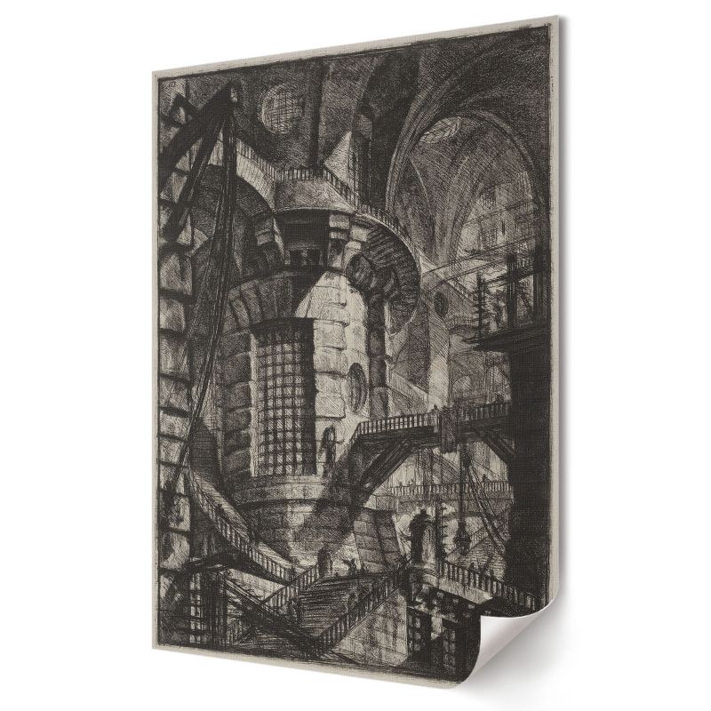 Plakat na płótnie Wallfluent Format A4 Okrągła Wieża Artysta Giovanni Battista Piranesi 1 szt.