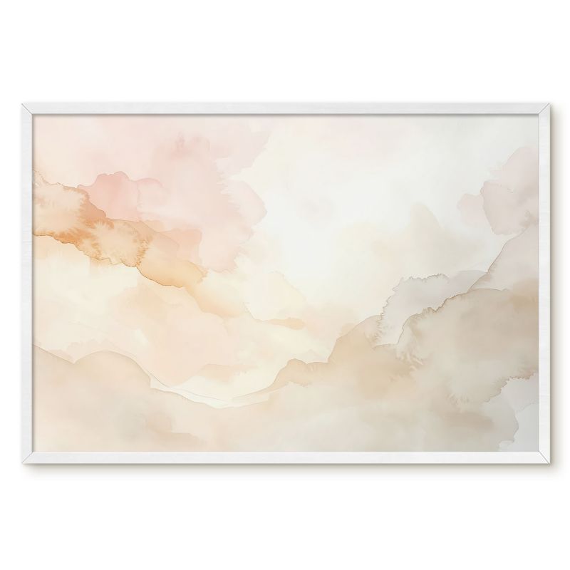 Tablica Magnetyczna Na Magnesy Tulup 60x40 cm Spokój pastelowy - Biała rama Do sypialni, salonu 1 szt.
