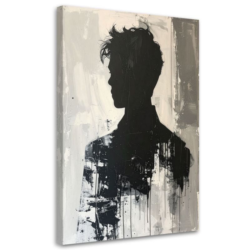 Obraz do salonu sypialni biura loftu Feeby Postać mężczyzny abstrakcja 30x45cm 1szt