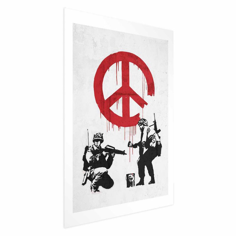 Plakat Artgeist Wojna i pokój 21x30 cm bez ramy z marginesem 1 szt