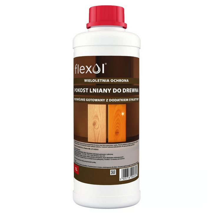 Pokost lniany FLEXOL do drewna 1L