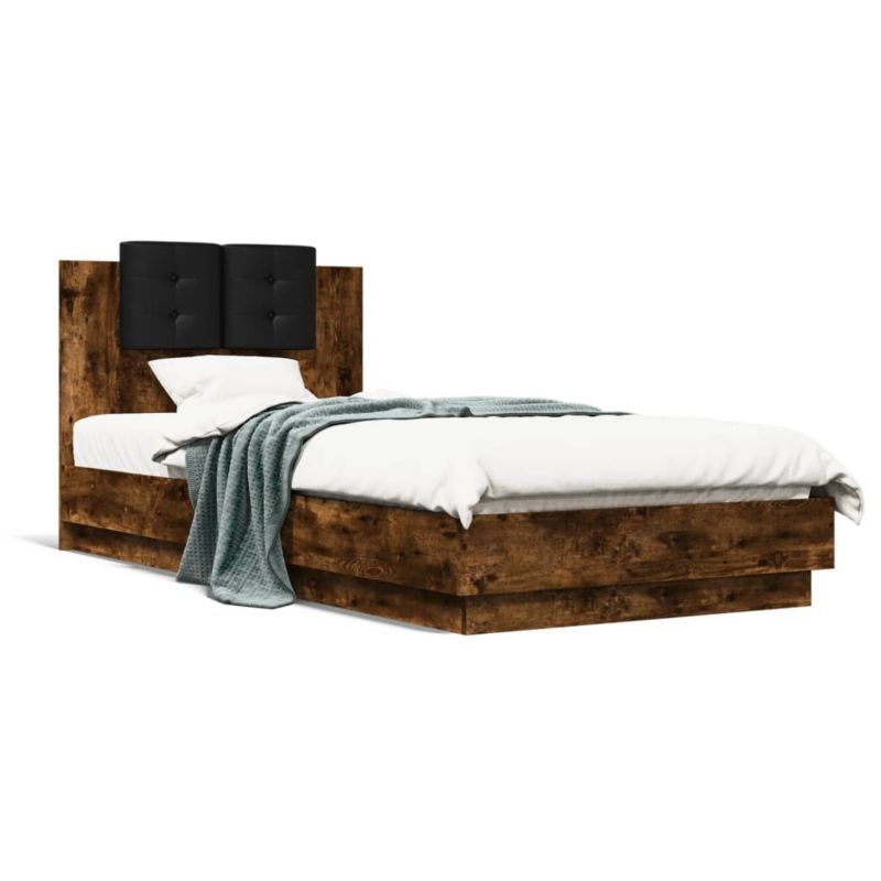 Łóżko drewniane WaszeMeble 100x200 cm brązowe WM-3210028 1 szt.
