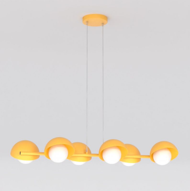 Lampa wisząca Emibig BOOM pomarańczowo-biała 6xG9x15W IP20 wym:120x88x32cm - 1 szt.