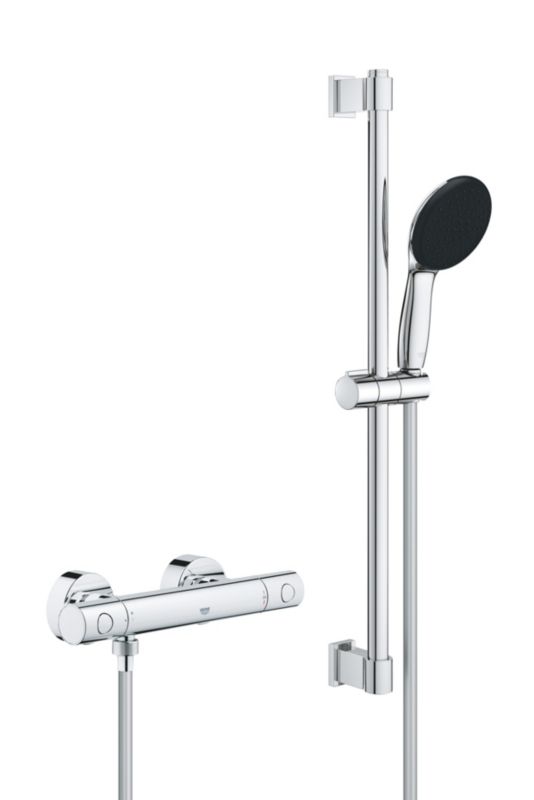Bateria prysznicowa Grohe Precision Get chrom termostat zestaw natryskowy 1 szt.