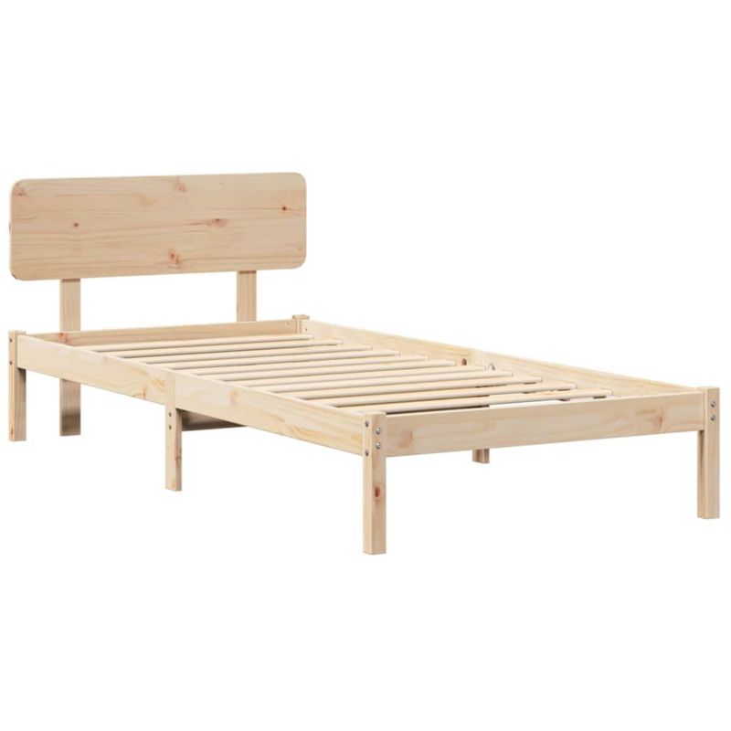 Rama łóżka WaszeMeble 90x200 cm Naturalny sosna WM-872122 1 szt.